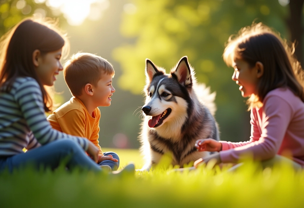 enfants heureux