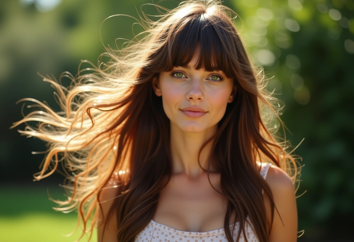 coupe de cheveux épais