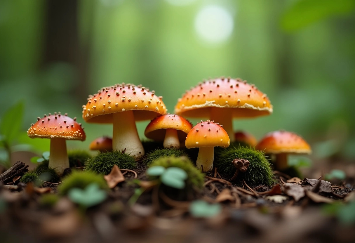 champignons forêt